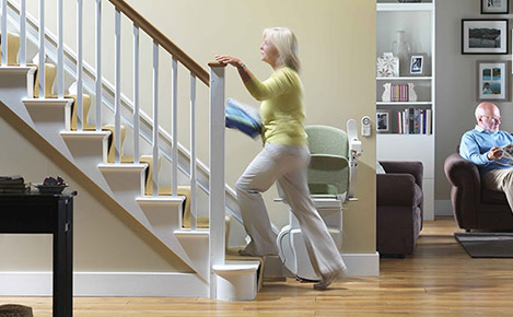Savez-vous quel espace occupe un monte-escalier?