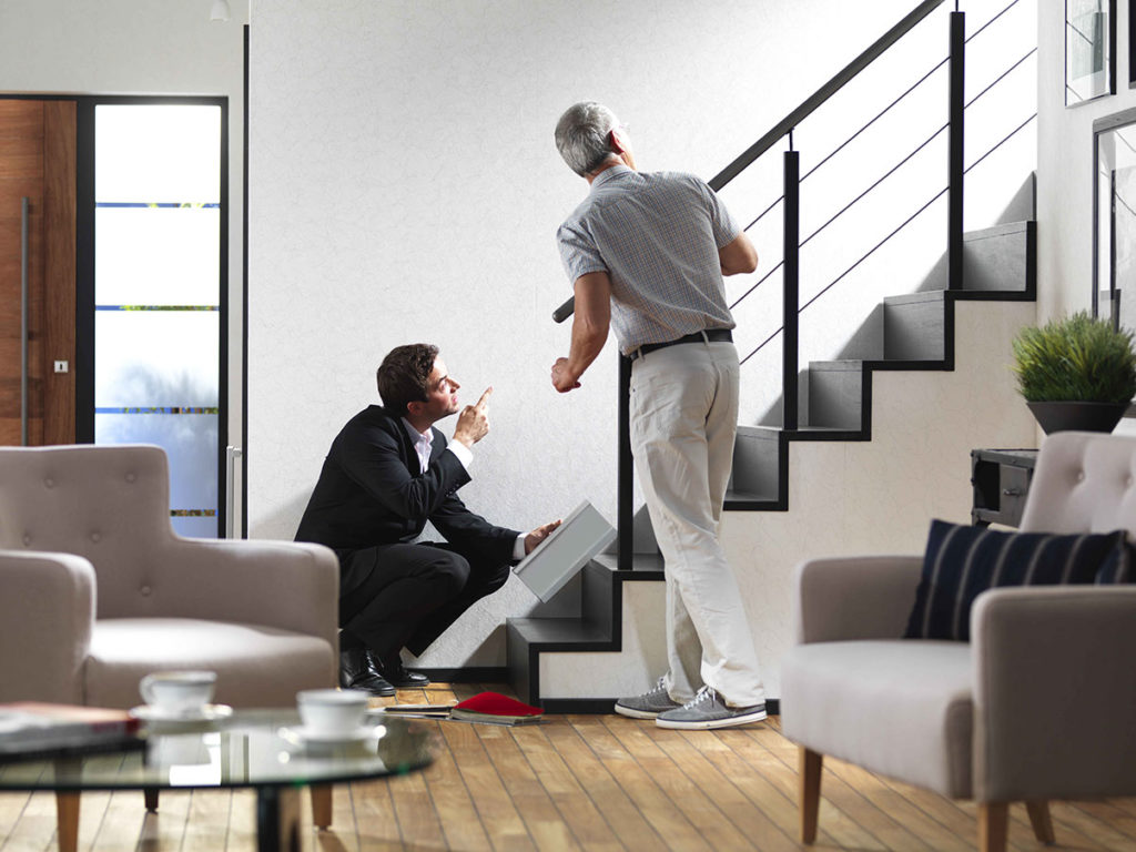 Mesure escalier Stannah