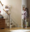 monte-escalier debout courbe