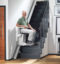 siege pour monter escaliers droit