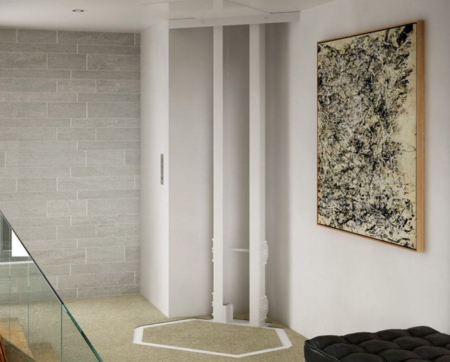 Stannah Salise huislift neemt weinig plek in beslag