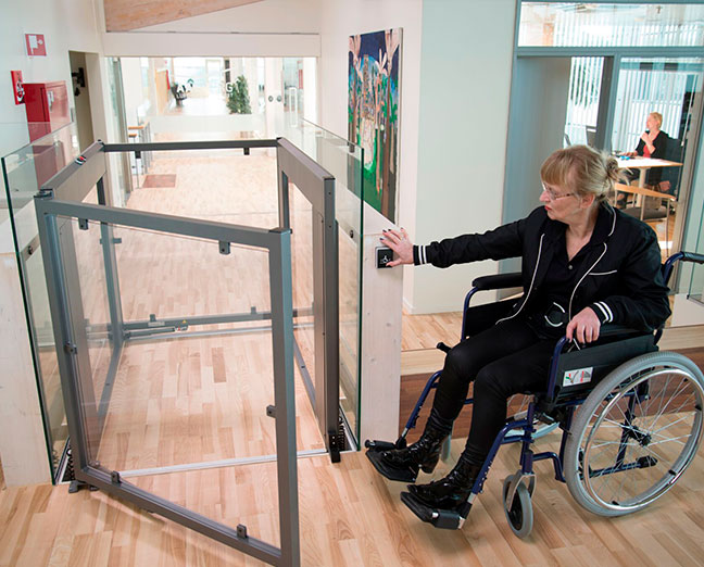 Stannah easy glas platformlift verticale