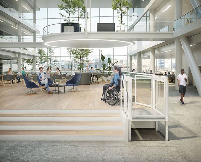 innen lift voor rolstoel