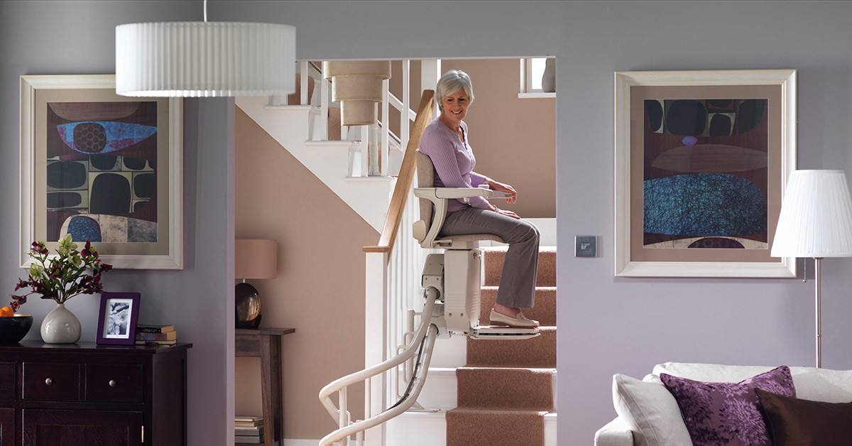 traplift in een huurhuis