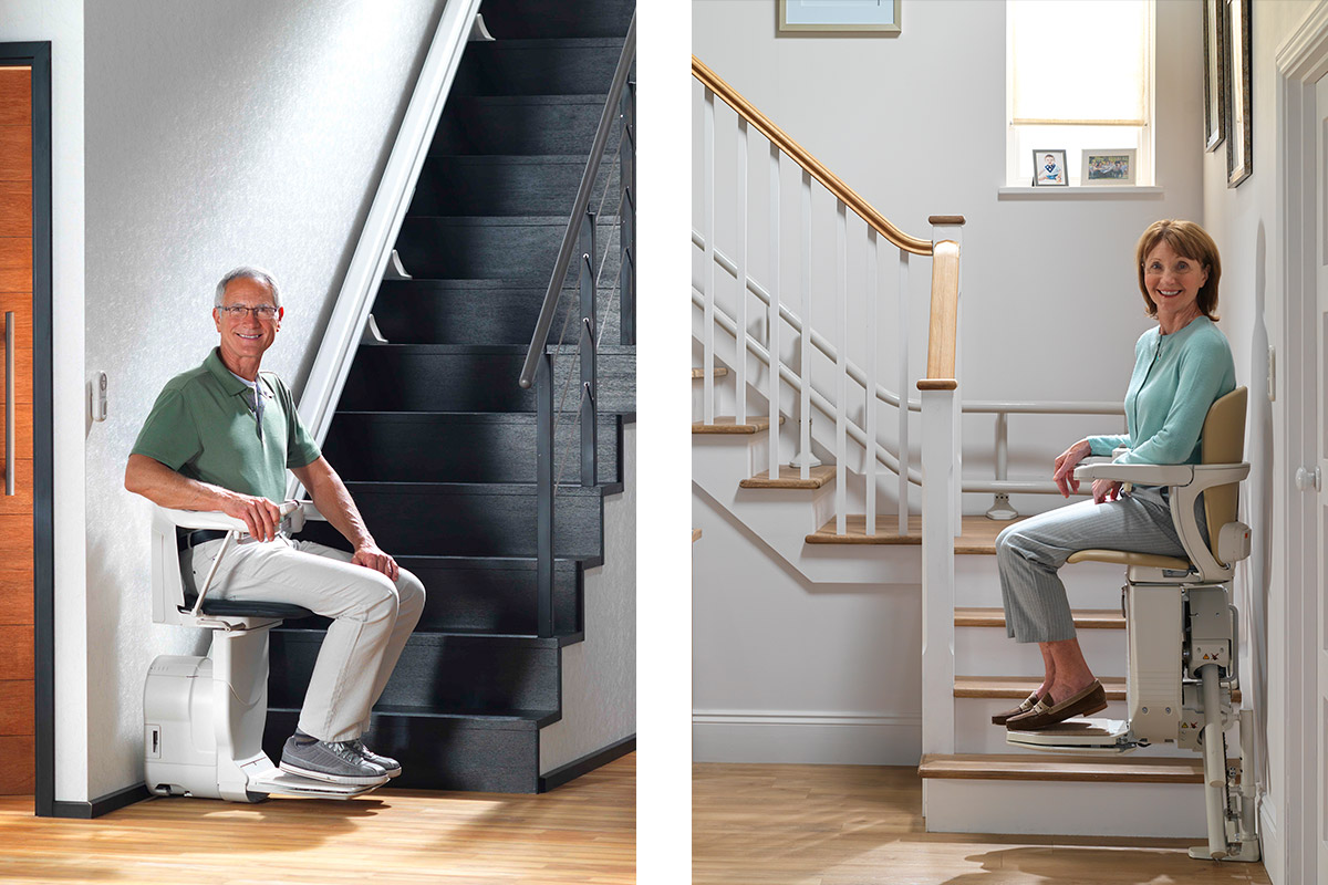 Verschillende soorten trapliften